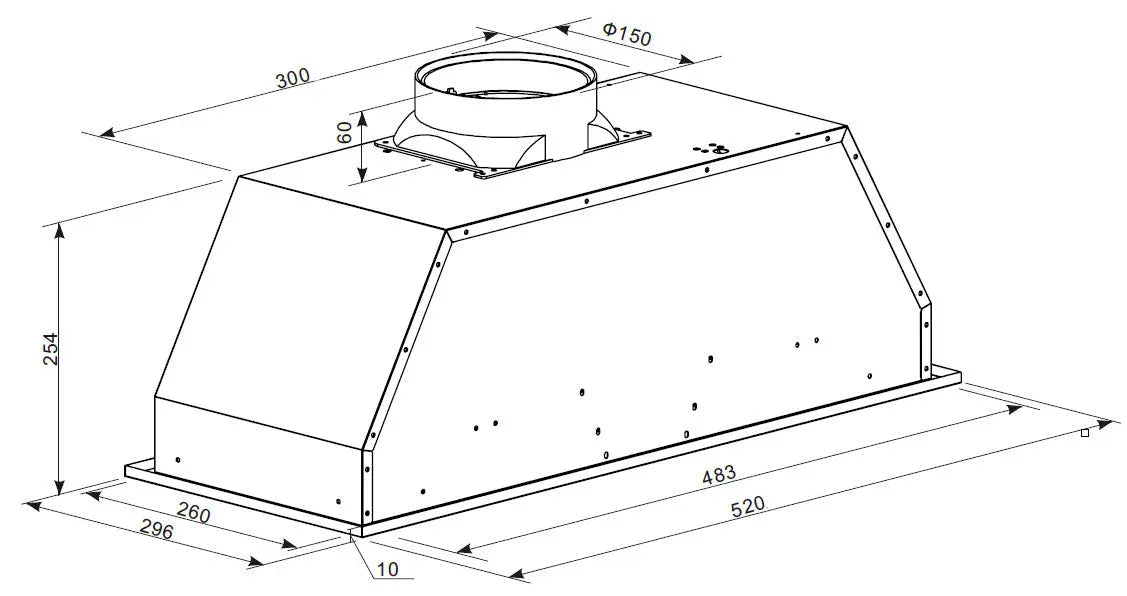 Award 52cm Powerpack Rangehood  Rangehoods