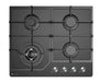 Award 60cm Black Glass Gas Hob  Hobs