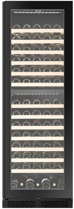 Award 60cm Upright Dual Temperature Wine Cabinet – Recessed Handle  Wine Cabinet