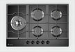 Award 75cm Black Glass Gas Hob  Hobs