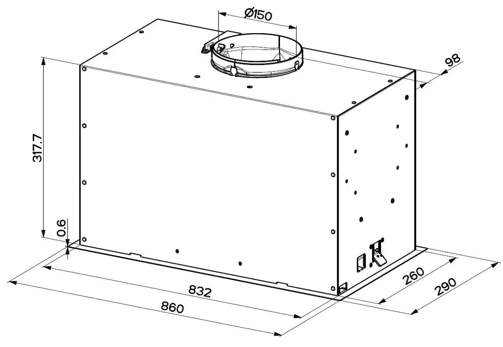 Award 86cm Extra Low Noise Powerpack Rangehood  Rangehoods