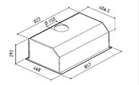 Award 86cm XL Powerpack Rangehood  Rangehoods