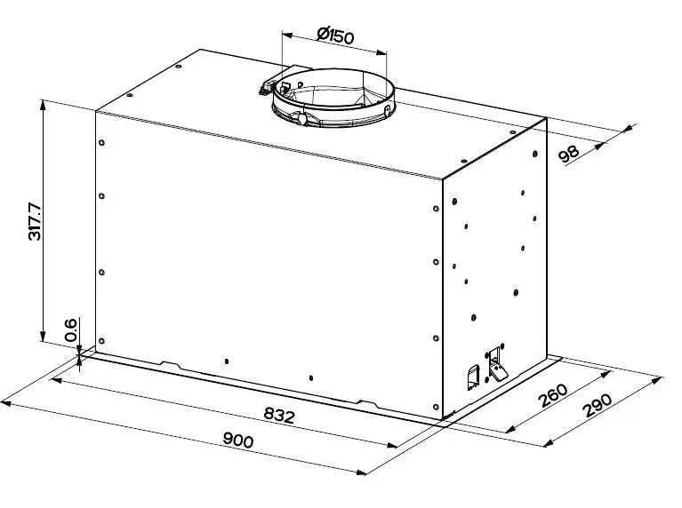 Award 90cm Extra Low Noise Powerpack Rangehood  Rangehoods