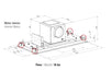 Award AdvanceSeries 90cm Ceiling Cassette with Relocatable Motor  Ceiling Cassette