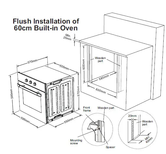 Award Built-In Oven  Ovens & Ranges