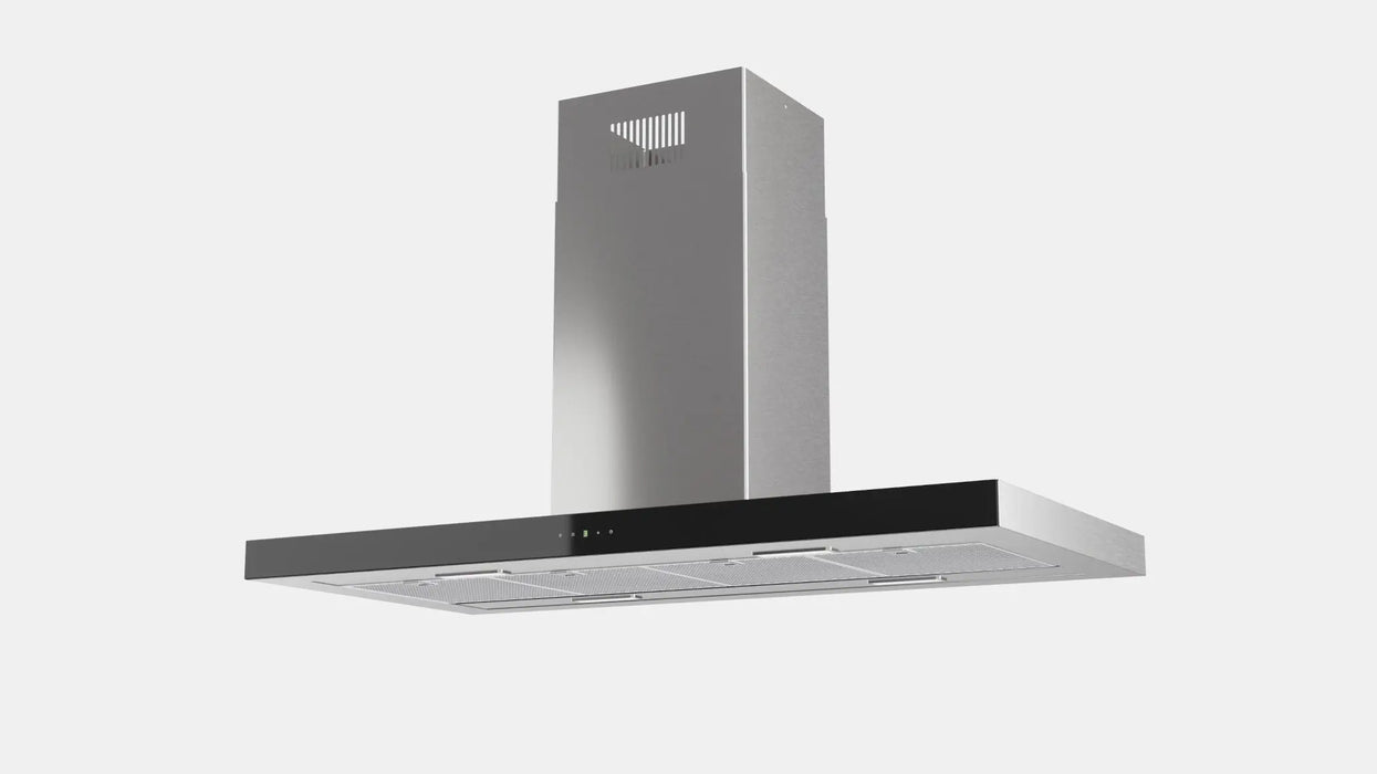 Award Flat Box 120cm Soft-Touch Island Canopy ICS1203ST  Rangehoods
