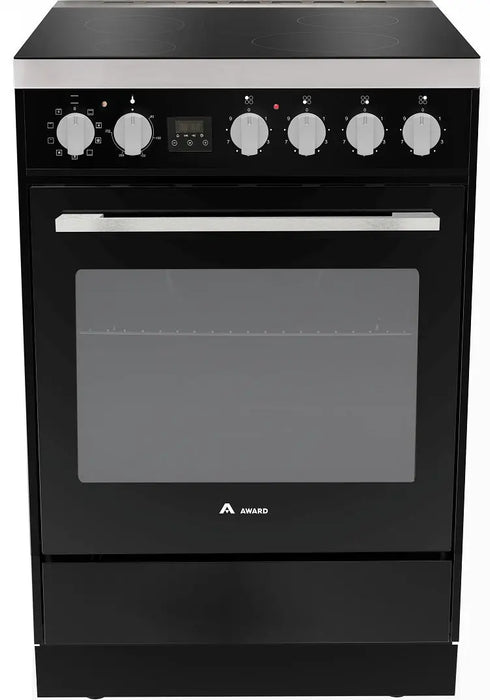 Award Freestanding 60cm Cooker with Ceramic Hob AFEC60BL