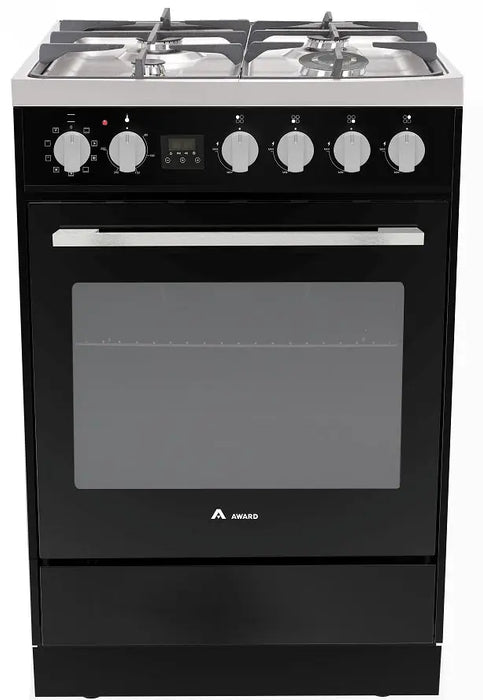 Award Freestanding 60cm Cooker with Gas Hob AGE60BL