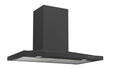 Award Low Profile 60cm Matt Black Canopy Rangehood  Rangehoods