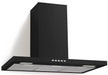 Award Matt Black Flat Box 90cm Canopy Rangehood  Rangehoods