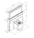 Award N-Bench 60cm Rear Riser Downdraft Rangehood  Rangehoods