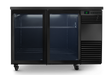 SKOPE BackBar 2 Door Fridge - Black, RH - BB.2.GSL product image