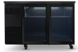 SKOPE BackBar 2 Door Fridge - Black, LH - BB.2.GSW.T product image