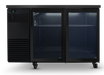 SKOPE BackBar 2 Door Fridge - Black, LH - BB.2.GSW product image