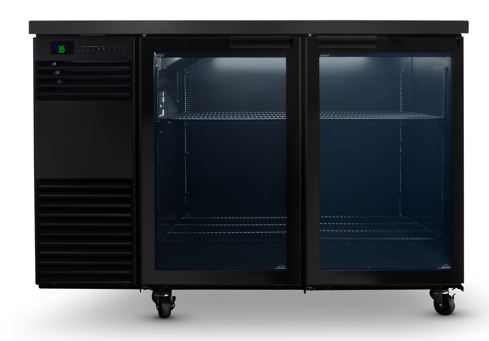 SKOPE BackBar 2 Door Fridge - Black, LH, Remote - BB.2.GSW.r product image
