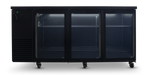 SKOPE BackBar 3 Door Fridge - Black, LH, Remote - BB413-X10754 product image