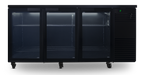 SKOPE BackBar 3 Door Fridge - Black, RH - BB.3.GSW.T product image