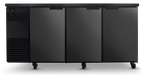 SKOPE BackBar 3 Door Fridge - Black, LH - BB.3.SSW product image