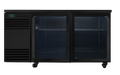 SKOPE BackBar CounterLine 2 Door Fridge - Black, LH - CL.2.GSL product image
