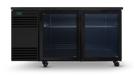 SKOPE BackBar CounterLine 2 Door Fridge - Black, LH - CL.2.GSW product image