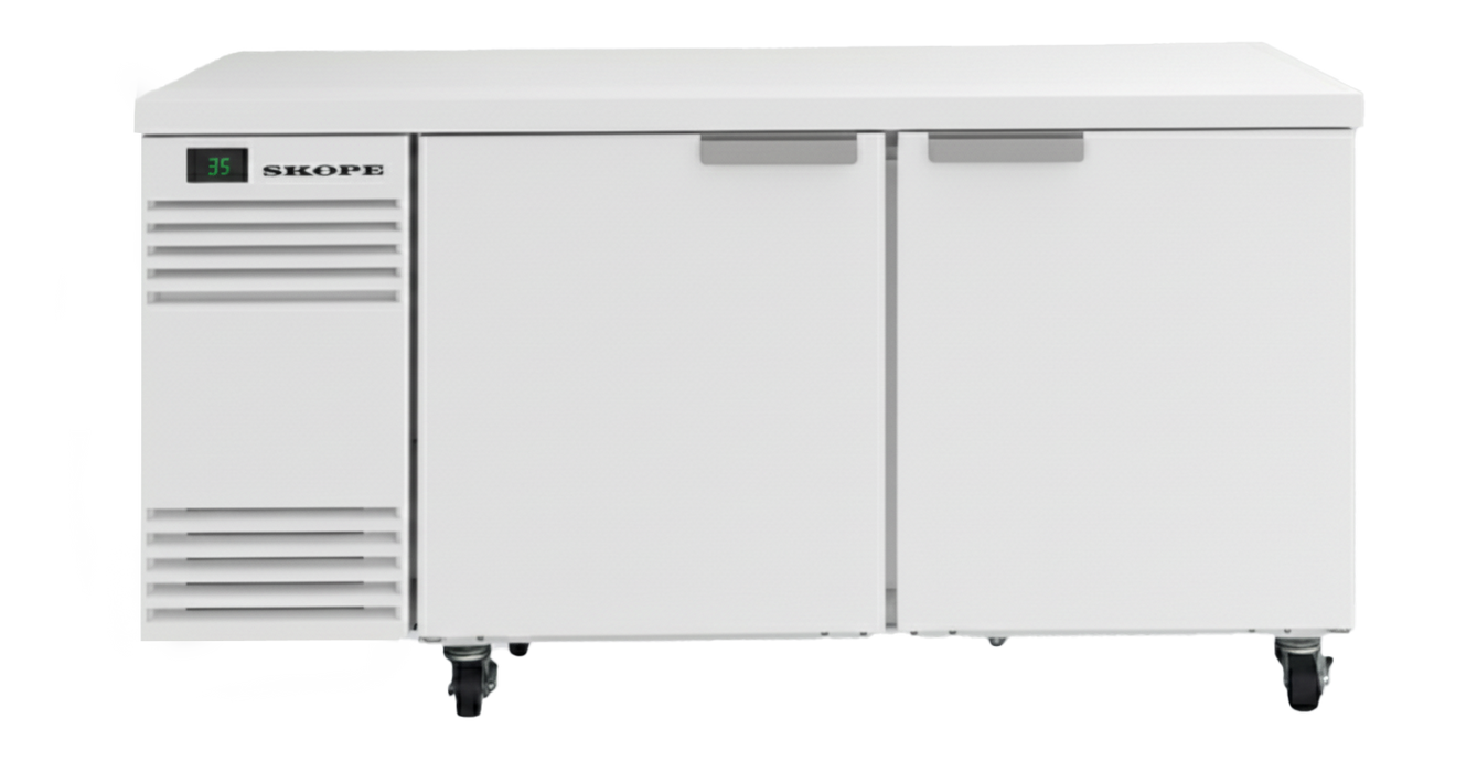 SKOPE BackBar CounterLine 2 Door Fridge - White, LH - CL.2.SSW product image