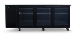 SKOPE BackBar SlimLine 3 Door Fridge - Black, LH - SL.3.GSW product image