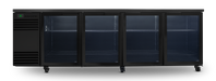 SKOPE BackBar CounterLine 4 Door Fridge - Black, LH - CL.4.GSW product image