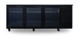 SKOPE BackBar SlimLine 3 Door Fridge - Black, RH - SL.3.GSW product image