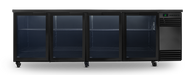 SKOPE BackBar SlimLine 4 Door Fridge - Black, RH - SL.4.GSW product image