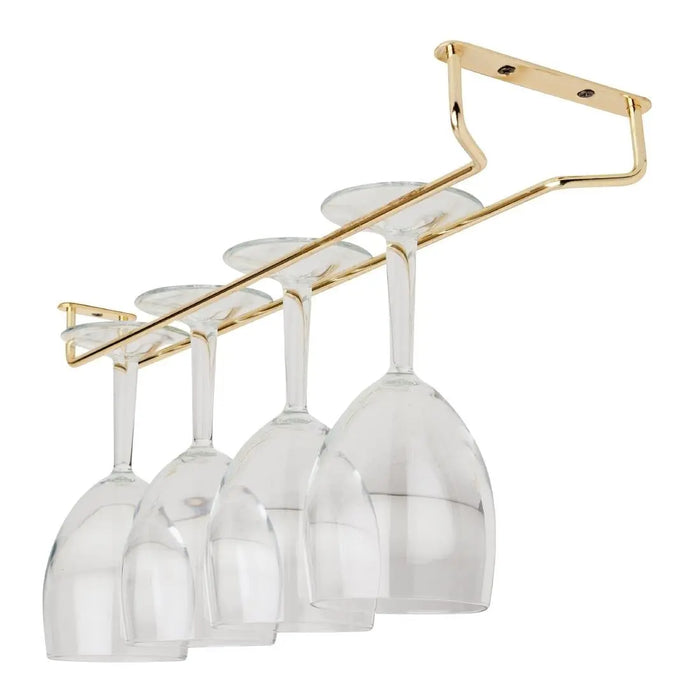 Beaumont Brass Wine Glass Rack 410mm  Wine Glass Rack