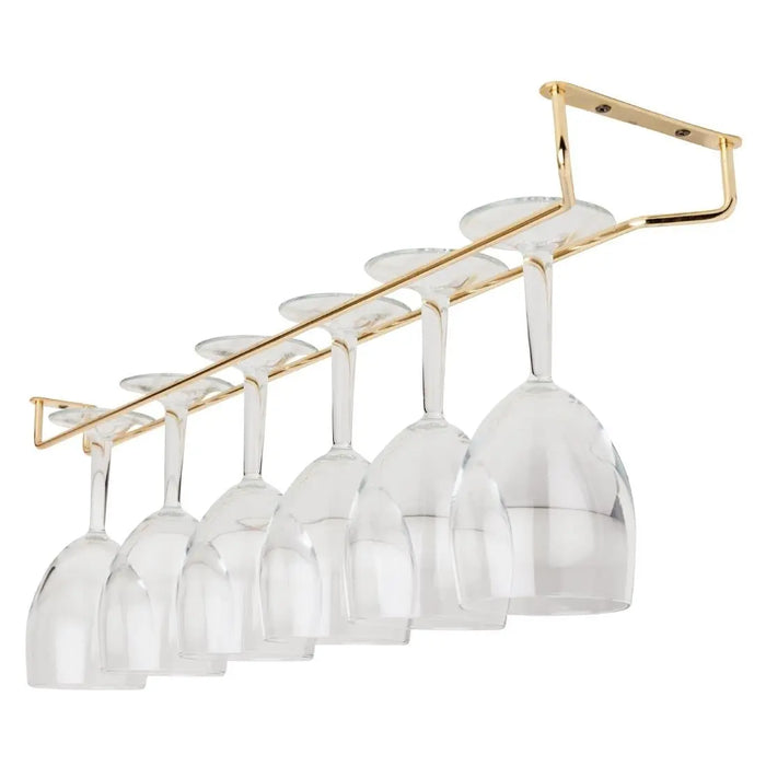 Beaumont Brass Wine Glass Rack 609mm  Wine Glass Rack