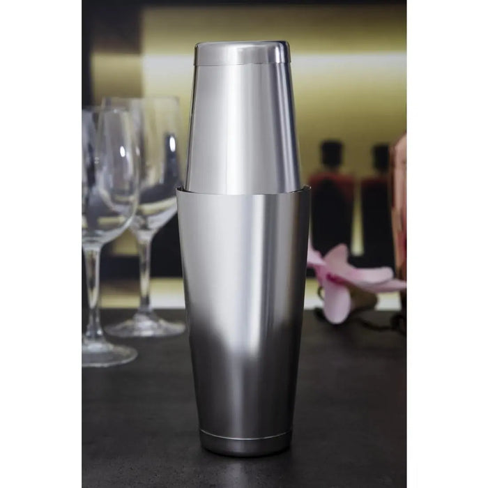 Beaumont Mezclar Tin On Tin Boston Cocktail Shaker – Stainless Steel  Glassware Cocktail