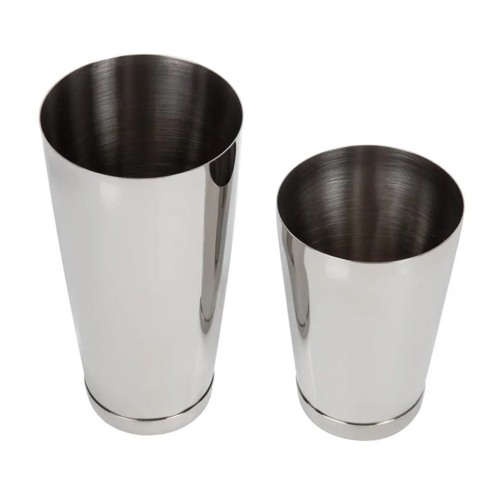 Beaumont Mezclar Tin On Tin Boston Cocktail Shaker – Stainless Steel  Glassware Cocktail