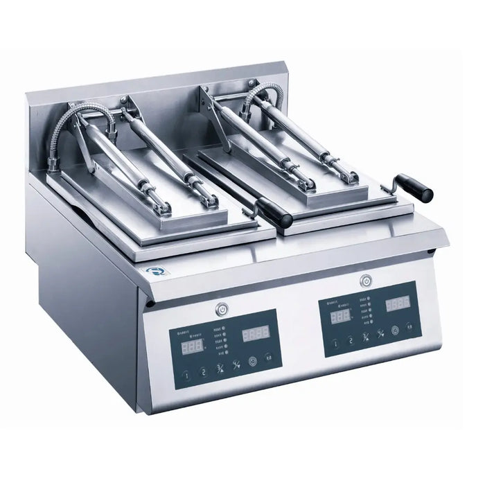 Benchstar Automatic Double Pan Fried Dumplings/Buns Machine – NPD-2  Dumpling Machines