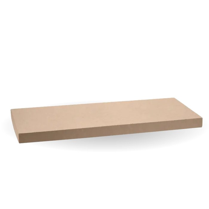 BioPak BioBoard Catering Paper Lids – Large BioBoard Catering Tray Lid – carton of 50