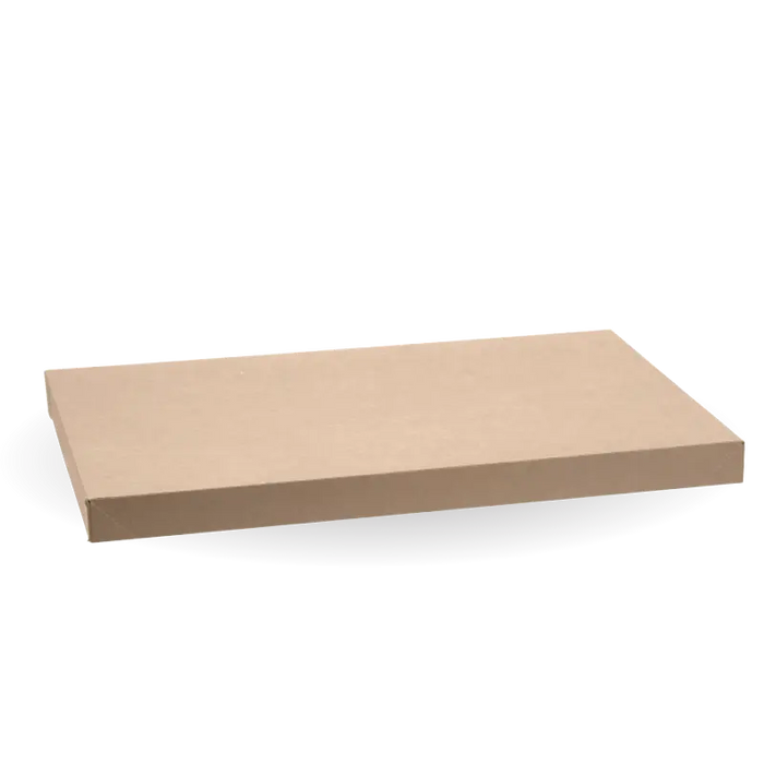 BioPak BioBoard Catering Paper Lids – Extra Large BioBoard Catering Tray Lid – carton of 50