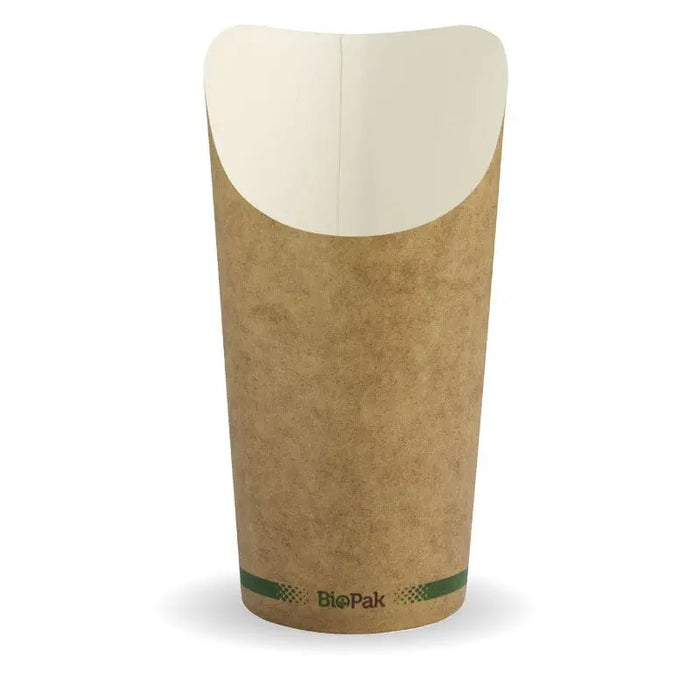BioPak BioBoard Chip Cups – Large Paper Chip