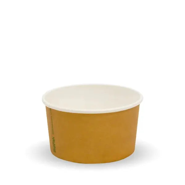 BioPak BioBoard- FSC Kraft Paper Ice Cream BioCup  Takeaway Containers