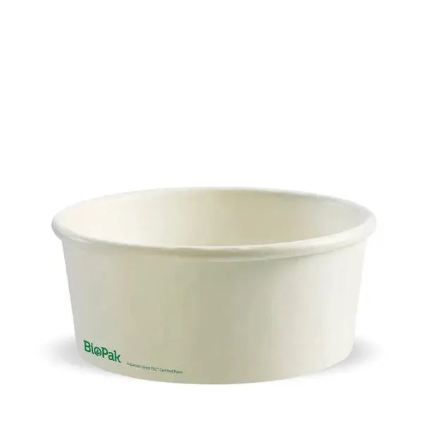 BioPak BioBoard- FSC White Paper BioBowls  Takeaway Containers