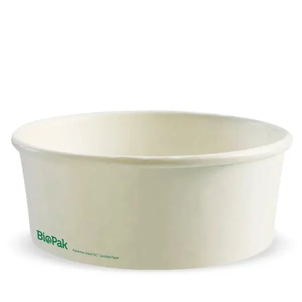 BioPak BioBoard- FSC White Paper BioBowls  Takeaway Containers