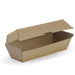 BioPak BioBoard Fluted Clamshell Boxes – Hot Dog BioBoard Box – carton of 400