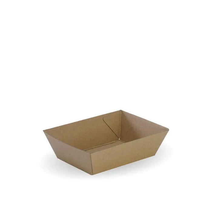 BioPak BioBoard Fluted Food Trays – BioBoard Tray #1