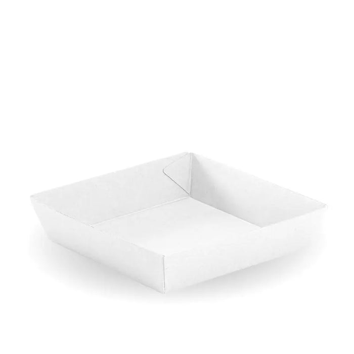 BioPak BioBoard Fluted Food Trays – BioBoard White Tray #2