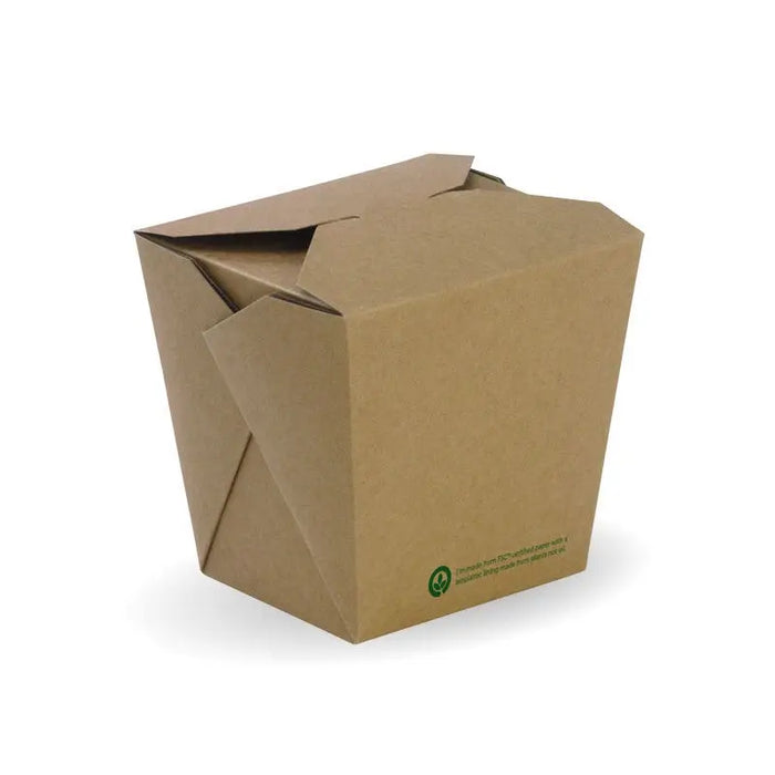 BioPak BioBoard Noodle Boxes – 780ml - 26oz BioBoard Noodle Box