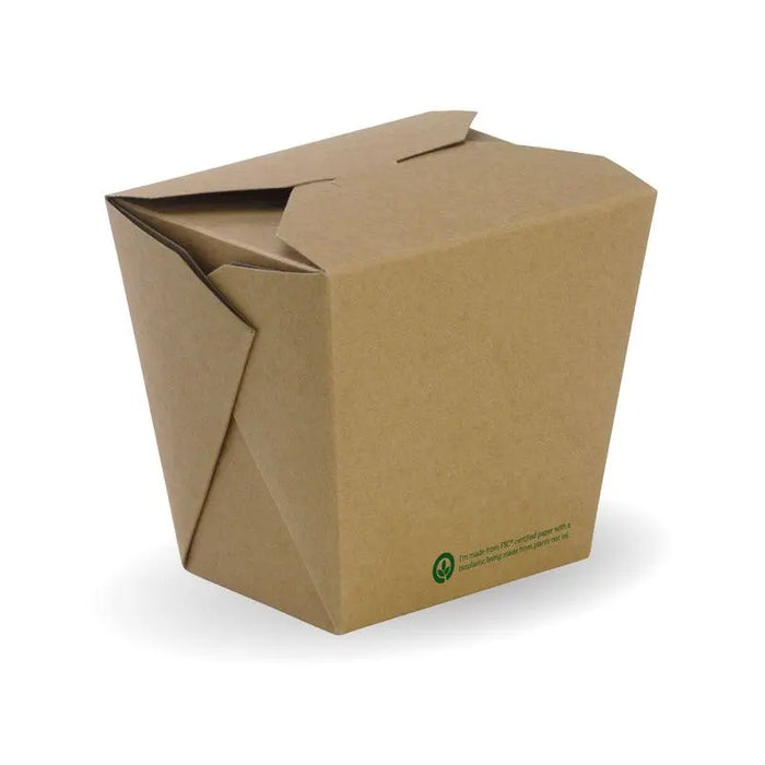 BioPak BioBoard Noodle Boxes – 960ml - 32oz BioBoard Noodle Box