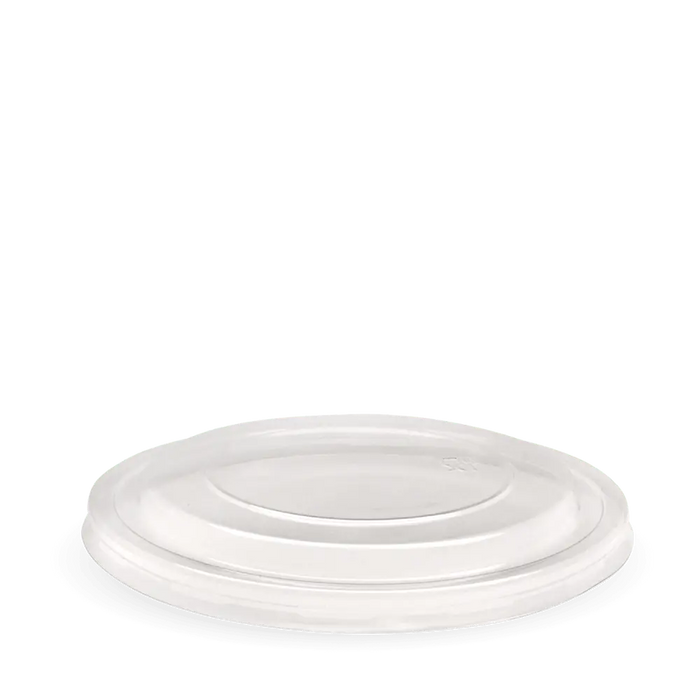 BioPak BioBoard Paper Salad Bowl Lids – 500-1,000ml PLA Kraft BioBowl lid – carton of 400