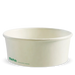 BioPak BioBoard Paper Salad Bowls – 1,300ml Extra Large White BioBowl – carton of 200