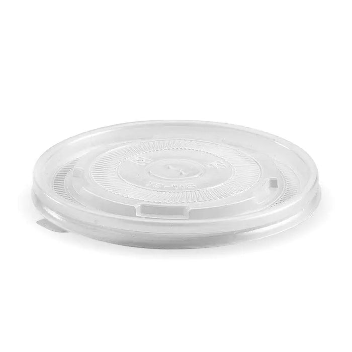 BioPak BioBoard Paper Soup Bowl Lids – 430-950ml - 12-32oz PP BioBowl Lid