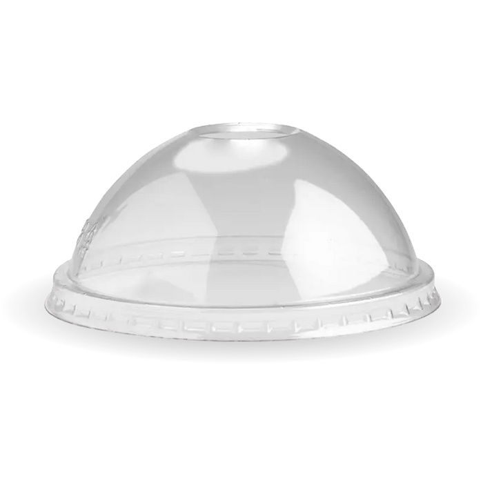 BioPak BioBoard Paper Soup Bowl Lids – 430-950ml - 12-32oz PET Dome BioBowl Lid