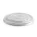 BioPak BioBoard Paper Soup Bowl Lids – 430-950ml - 12-32oz White PLA BioBowl Lid